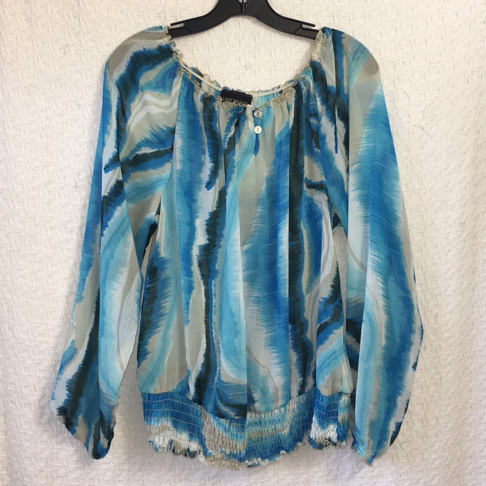 Lane Bryant Sheer Blouse 14/16 EUC